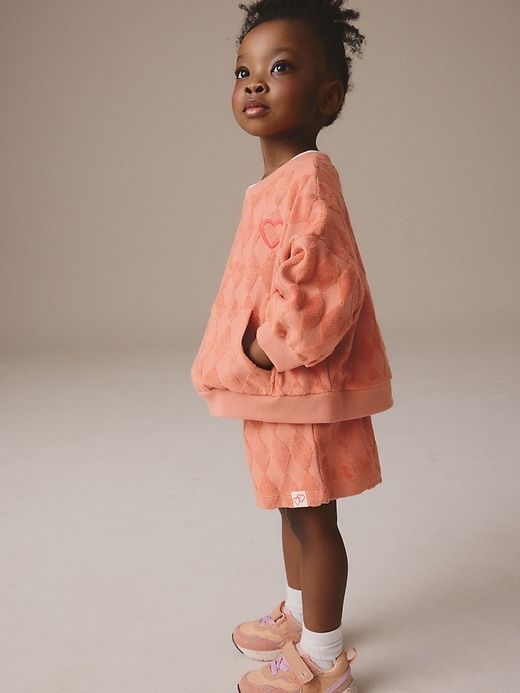 Image number 2 showing, NEXT Toddler Textured Towel Terry Short Set