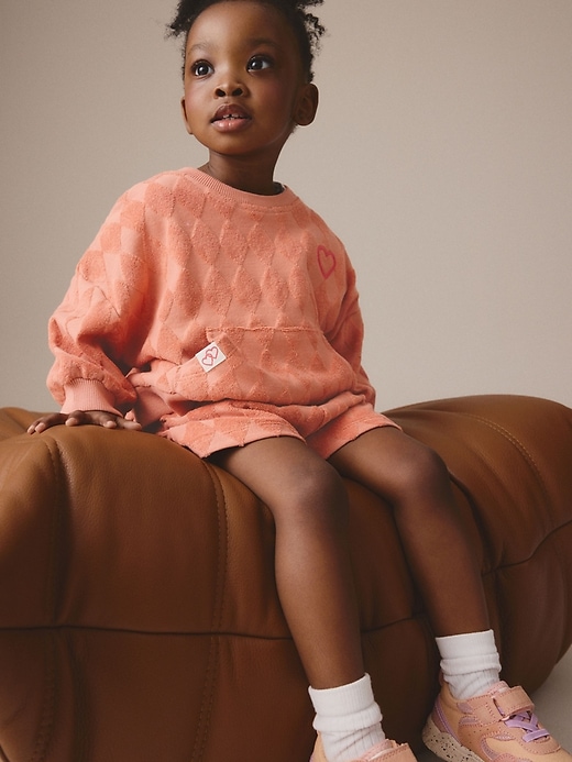Image number 3 showing, NEXT Toddler Textured Towel Terry Short Set