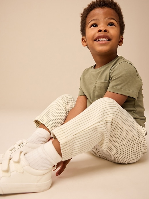 Image number 3 showing, NEXT Toddler  Jersey Stripe Jogger
