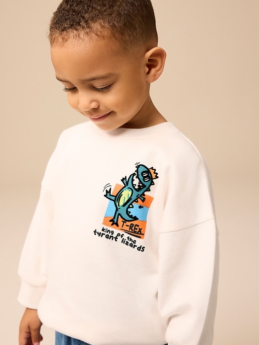 Image number 1 showing, NEXT Toddler Dino Graphic Sweatshirt