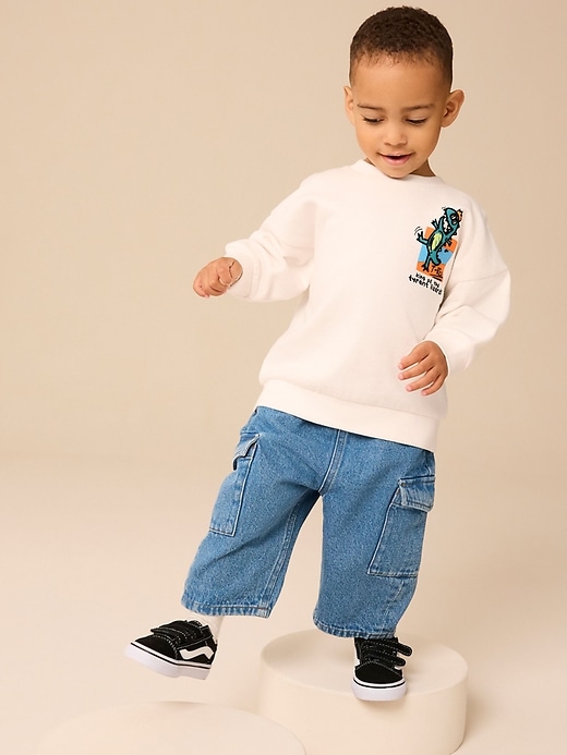 Image number 3 showing, NEXT Toddler Dino Graphic Sweatshirt