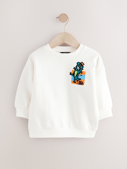 Image number 4 showing, NEXT Toddler Dino Graphic Sweatshirt