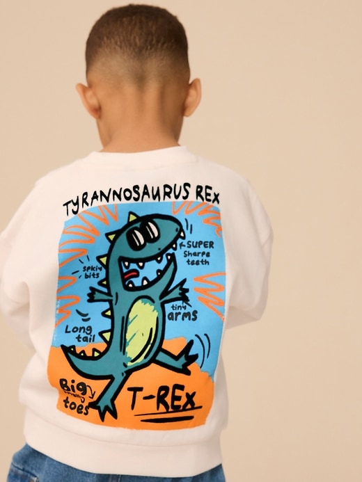 Image number 2 showing, NEXT Toddler Dino Graphic Sweatshirt