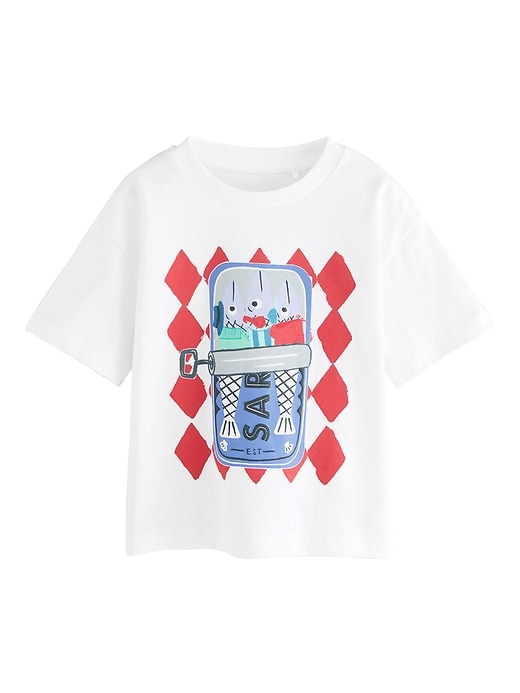Image number 5 showing, NEXT Toddler Sardines Graphic T-Shirt