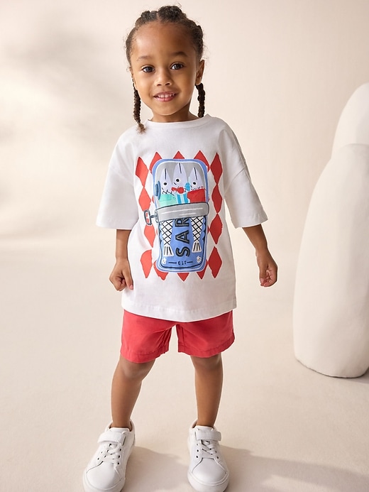 Image number 3 showing, NEXT Toddler Sardines Graphic T-Shirt