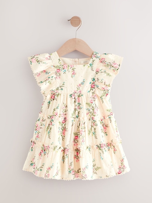 Image number 5 showing, NEXT Toddler Floral Eyelet Dress