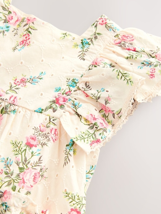 Image number 7 showing, NEXT Toddler Floral Eyelet Dress