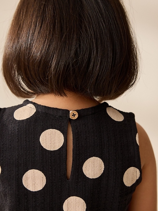Image number 4 showing, NEXT Toddler Spotted Peplum Top & Short Set