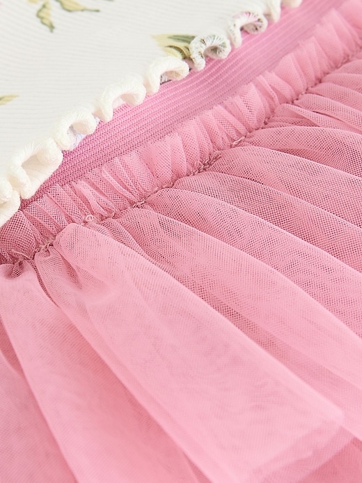 Image number 7 showing, NEXT Toddler Floral Top & Tutu Set