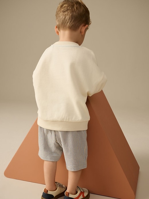 Image number 2 showing, NEXT Toddler Graphic Sweatshirt & Shorts Set