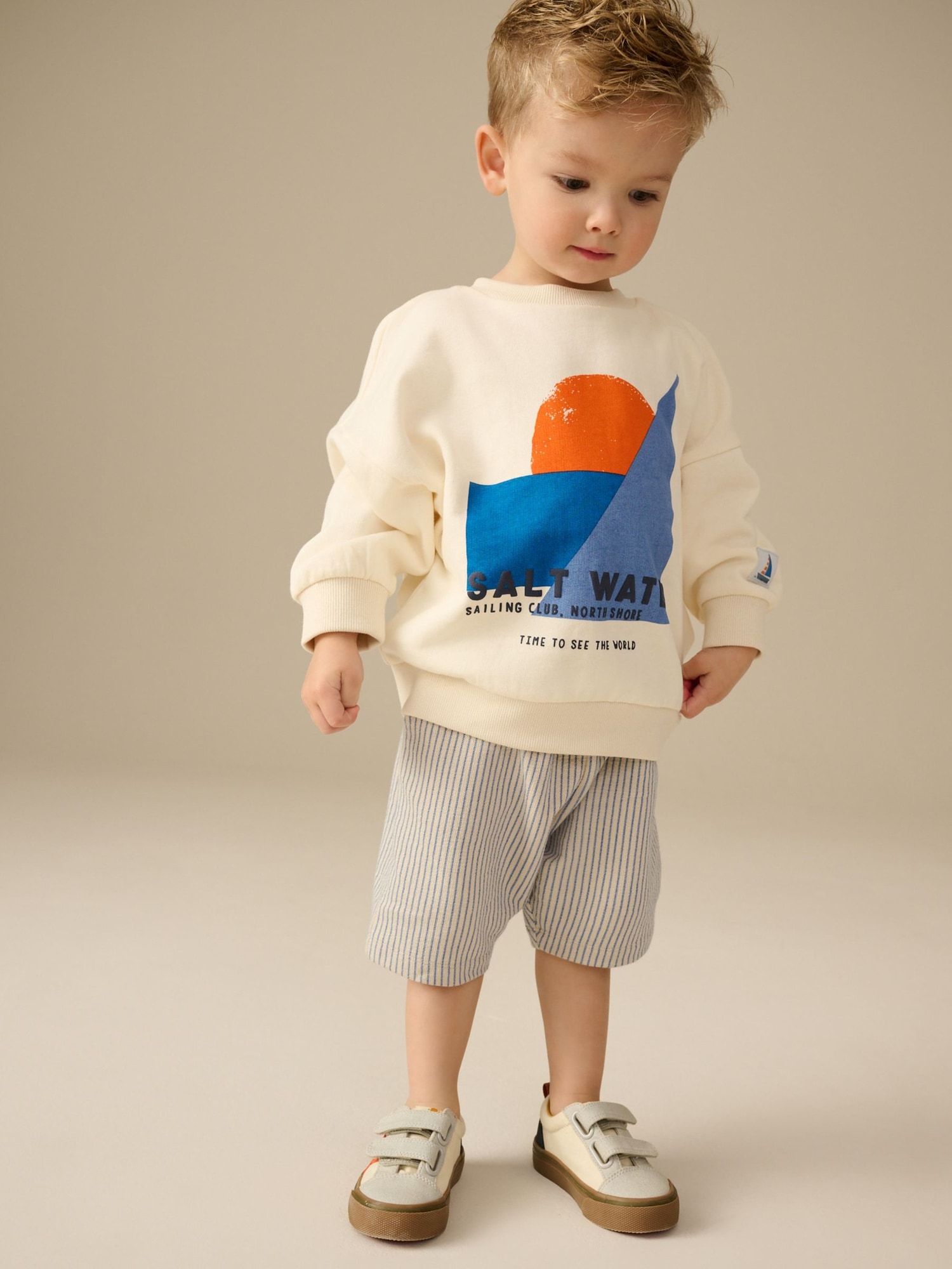 Gap Babies' Next Toddler Graphic Sweatshirt & Shorts Set