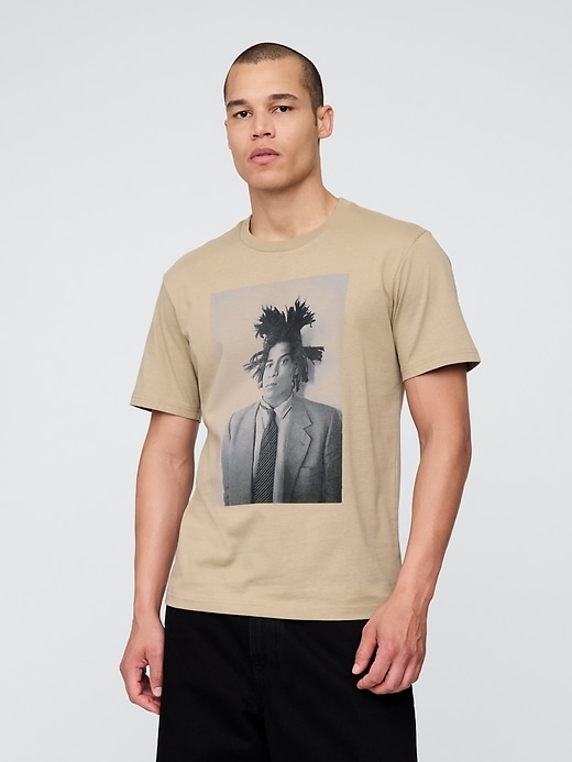 Image number 1 showing, Basquiat Relaxed Graphic T-Shirt