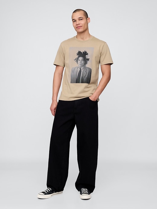 Image number 2 showing, Basquiat Relaxed Graphic T-Shirt