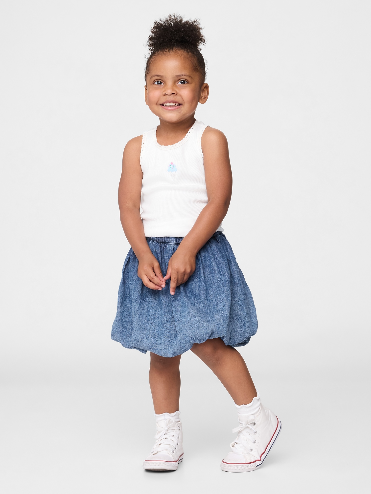 Baby & Toddler Denim Bubble Skort