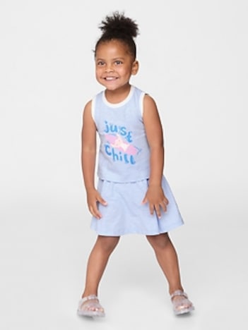 Lilo & Stitch Baby & Toddler Organic Cotton Skort Set