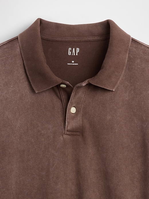 Image number 4 showing, Heavyweight Jersey Polo Shirt