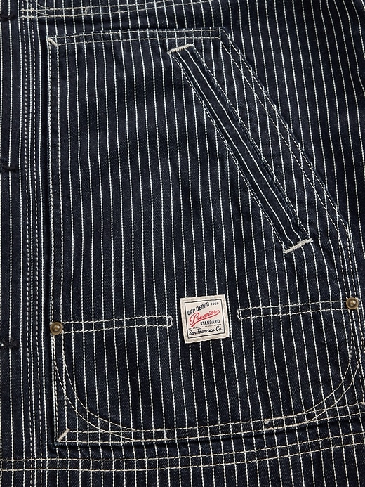 Image number 4 showing, Denim Stripe Chore Jacket