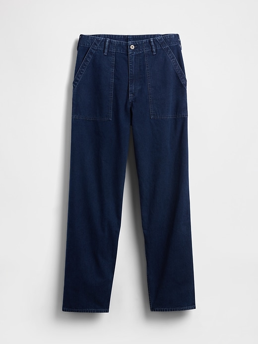 Image number 6 showing, Canvas Baggy Trouser Jeans