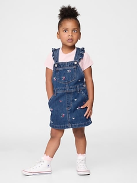 Baby & Toddler Denim Ruffle Skirtall