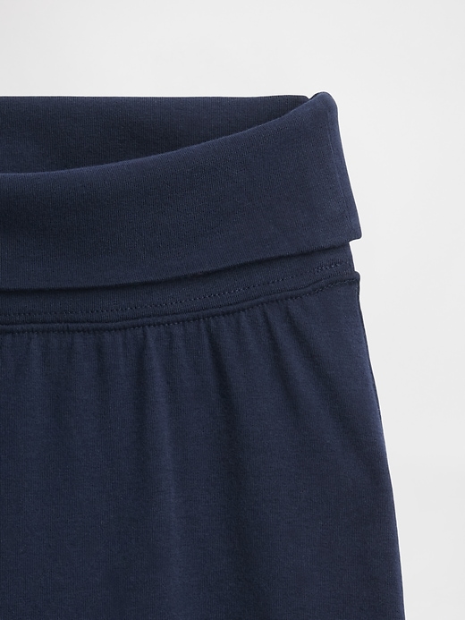 Image number 5 showing, Kids Wide-Leg Foldover Leggings