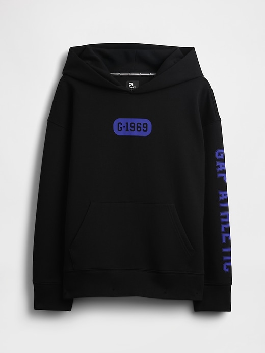 Image number 2 showing, Kids GapFit Tech Quick-Dry Logo Hoodie