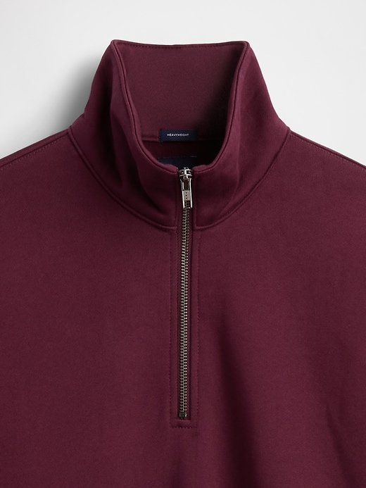 Image number 4 showing, Heavyweight Oversized Quarter-Zip Pullover