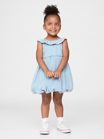 Baby & Toddler Denim Bubble Dress