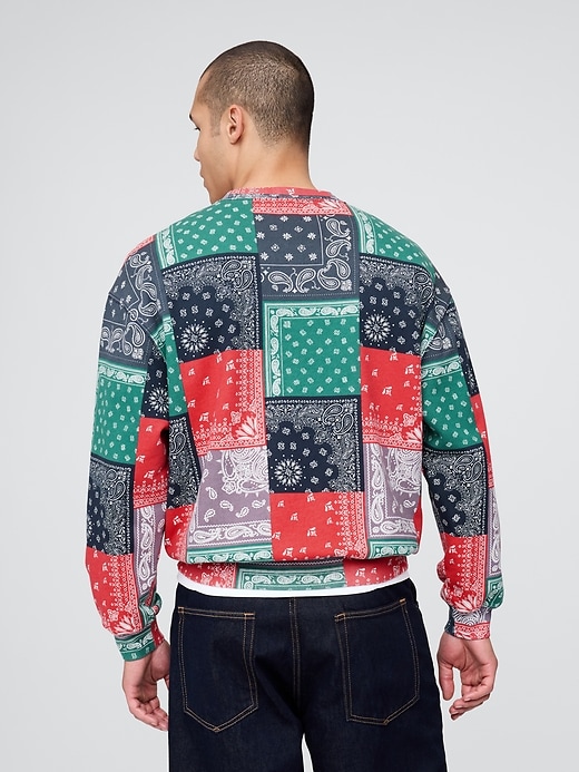 Image number 3 showing, Heavyweight Oversized Bandana Sweatshirt