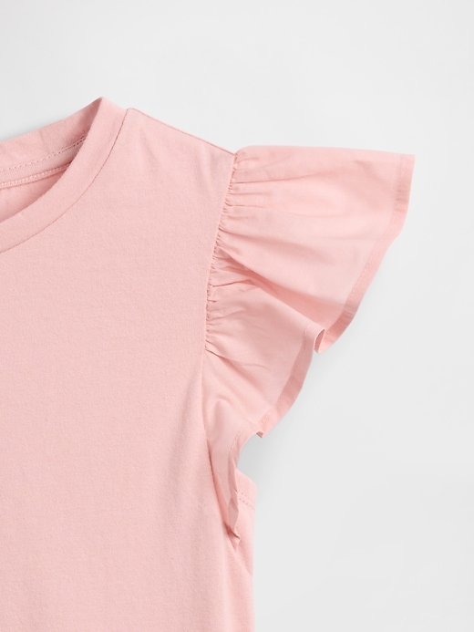 Image number 4 showing, Kids Flutter-Sleeve T-Shirt