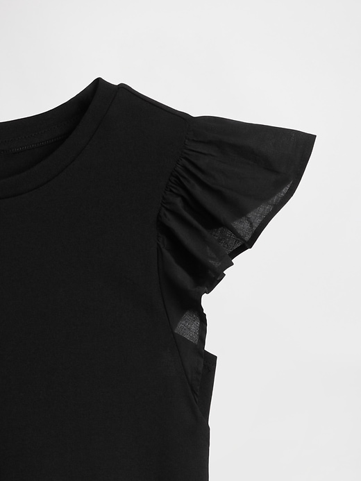 Image number 4 showing, Kids Flutter-Sleeve T-Shirt