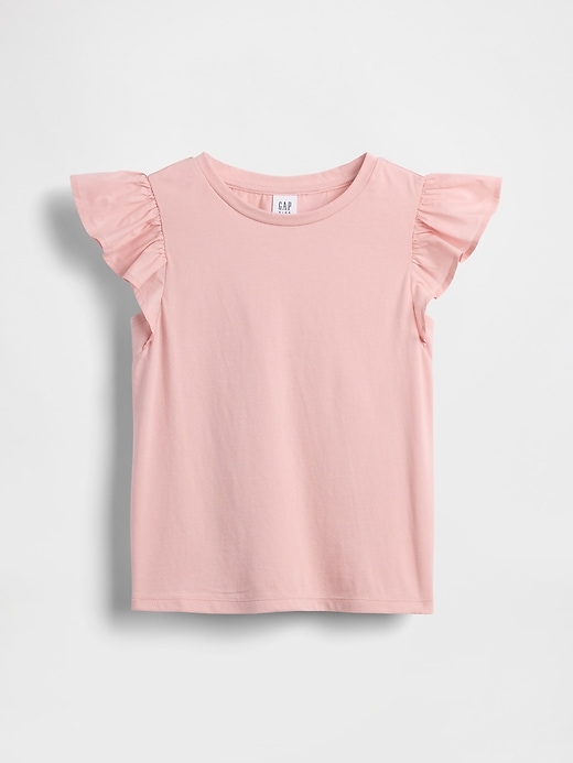 Image number 2 showing, Kids Flutter-Sleeve T-Shirt