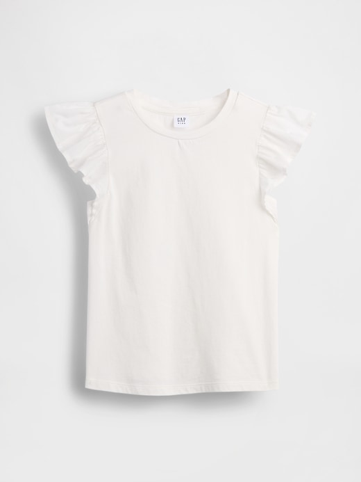 Image number 2 showing, Kids Flutter-Sleeve T-Shirt
