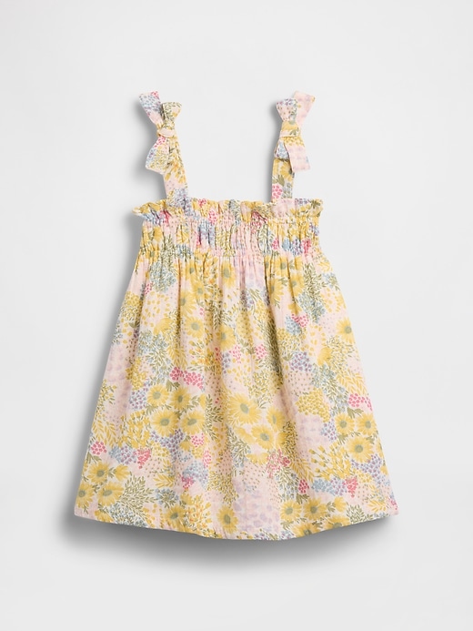 Image number 2 showing, Baby & Toddler Cotton Gauze Bow-Strap Dress