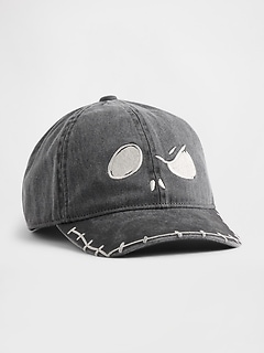 Gap × Disney Tim Burton’s The Nightmare Before Christmas Kids Skull Baseball Hat