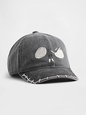Gap × Disney Tim Burton’s The Nightmare Before Christmas Kids Skull Baseball Hat