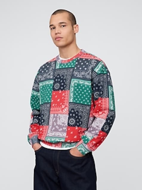 Heavyweight Oversized Bandana Sweatshirt