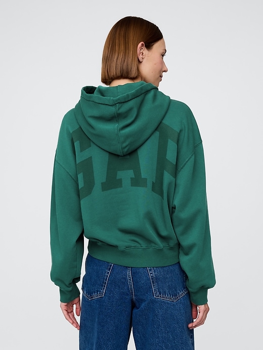 Image number 3 showing, VintageSoft Arch Logo Crop Hoodie