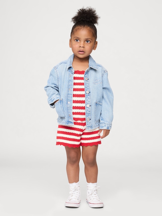 Baby & Toddler Crochet Pull-On Shorts
