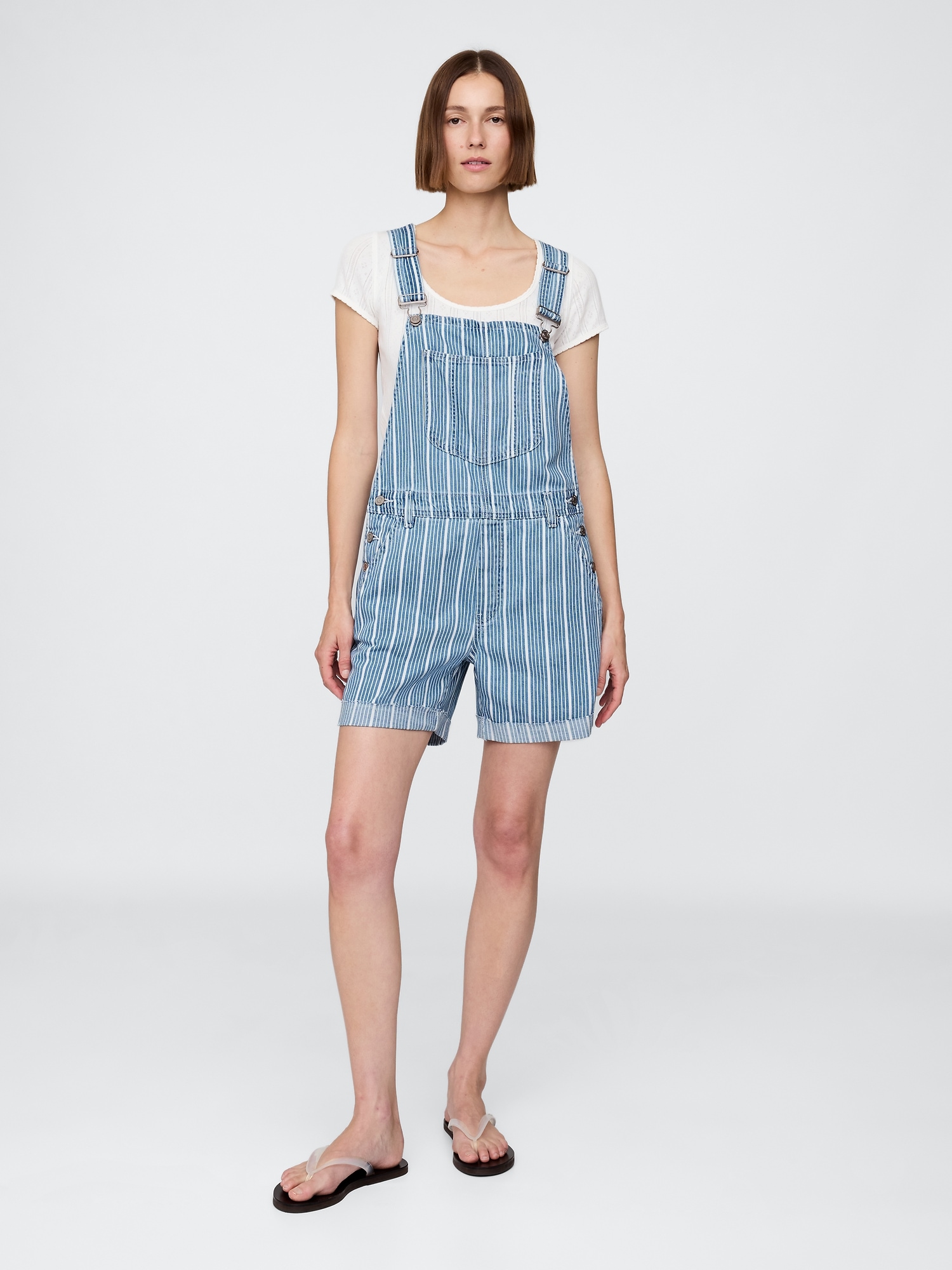 Женские джинсы Gap UltraSoft Denim Shortalls