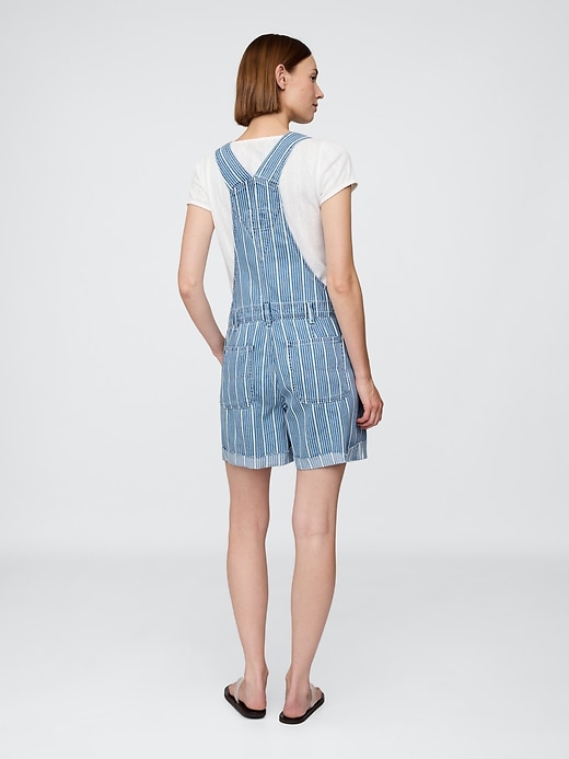 Image number 4 showing, UltraSoft Denim Stripe Shortalls