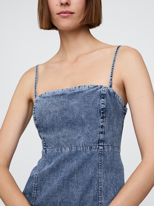Image number 5 showing, UltraSoft Denim Mini Dress