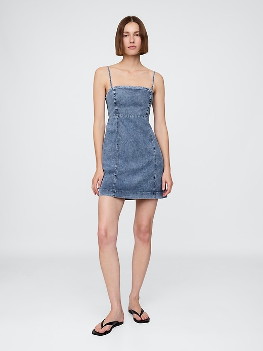 Image number 1 showing, UltraSoft Denim Mini Dress