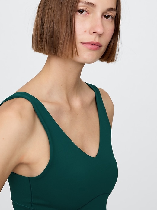 Image number 3 showing, GapFit Smooth V-Neck Brami