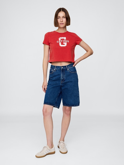 Image number 2 showing, Organic Cotton VintageSoft Crop T-Shirt