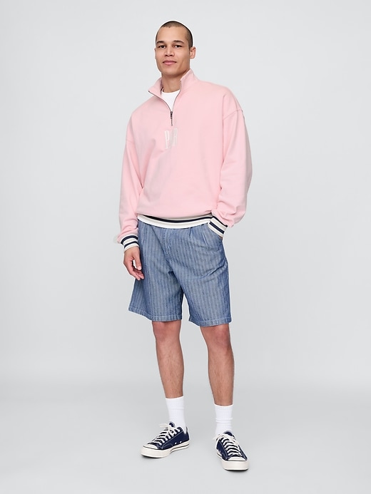 Image number 2 showing, Gap × Malbon Heavyweight Logo Quarter-Zip Pullover