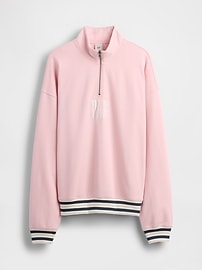 Gap × Malbon Heavyweight Logo Quarter-Zip Pullover