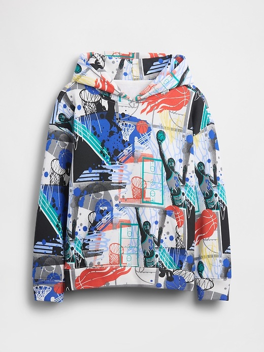 Image number 2 showing, Kids VintageSoft Relaxed Graphic Hoodie