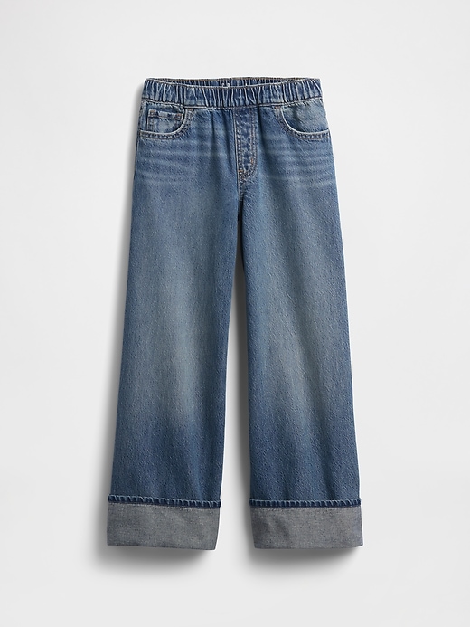 Image number 2 showing, Kids Low Rise Easy Wide-Leg Baggy Jeans