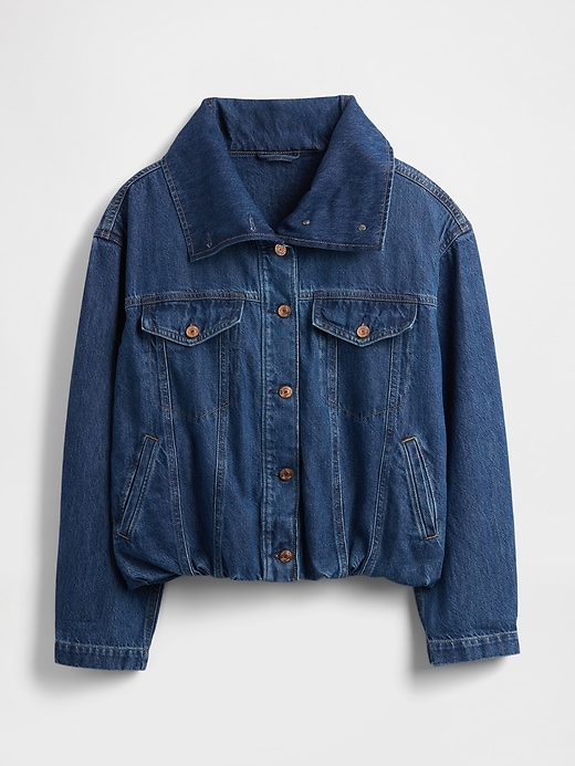 Image number 5 showing, Oversized Cocoon Denim Jacket