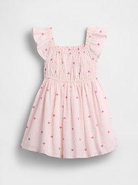 Baby & Toddler Flutter-Sleeve Dress